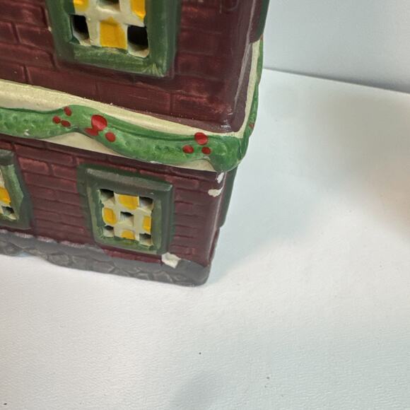 Vintage 1995 Collection Christmas Village (Lot Of 6) 6” Winter Snow Village - Picture 4 of 16